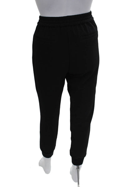 The Kooples Womens Black Jogger Pants Pull On Polyester Elastane Size 38