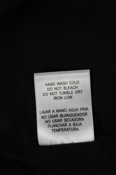 Hyacinth House Women Sheath Black Cotton Square Neck Mid Calf Dress Size S