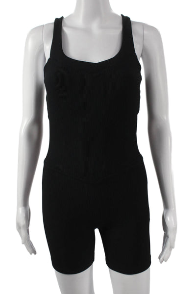 Beyond Yoga Womens Unitard Black Scoop Neck Sleeveless Size S