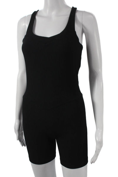 Beyond Yoga Womens Unitard Black Scoop Neck Sleeveless Size S