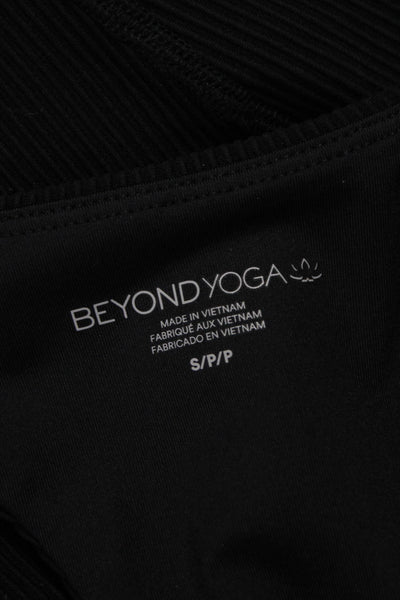 Beyond Yoga Womens Unitard Black Scoop Neck Sleeveless Size S