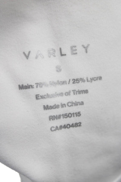 Varley Women Athletic White Shorts Size S