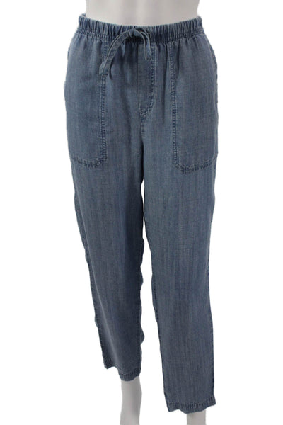 Splendid Womens Ankle Pull On Pants Blue Lyocell Casual Size S