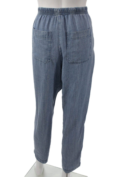 Splendid Womens Ankle Pull On Pants Blue Lyocell Casual Size S
