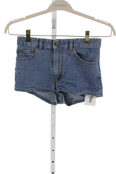 Fiorucci Women Hot Pants Blue Cotton Spandex Angels Size 27
