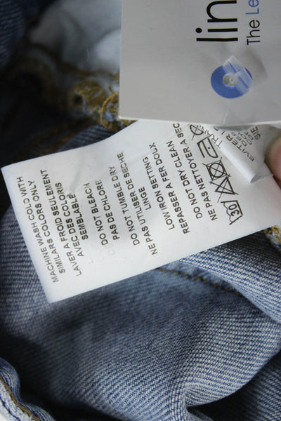 Fiorucci Women Hot Pants Blue Cotton Spandex Angels Size 27