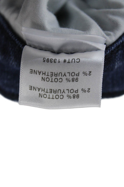 J Brand Womens Cropped Blue Mid Rise Jeans Size 27