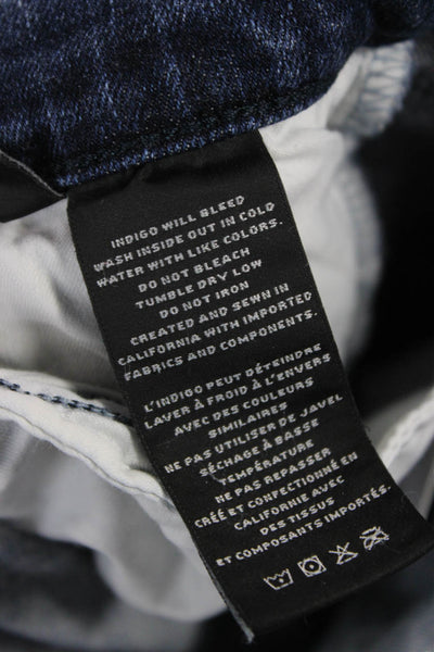 J Brand Womens Cropped Blue Mid Rise Jeans Size 27