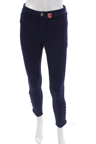 L Agence Womens Skinny High Rise Jeans Blue Size 27