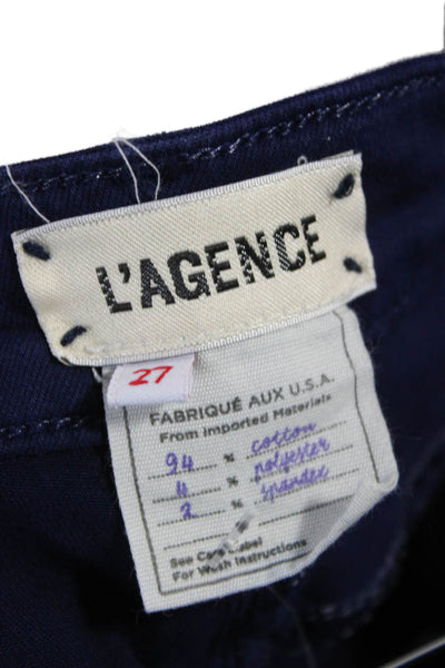 L Agence Womens Skinny High Rise Jeans Blue Size 27