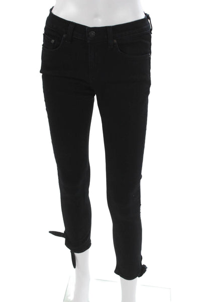 Rag & Bone Jean Womens Skinny Black Jeans Size 28