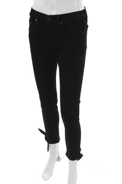 Rag & Bone Jean Womens Skinny Black Jeans Size 28