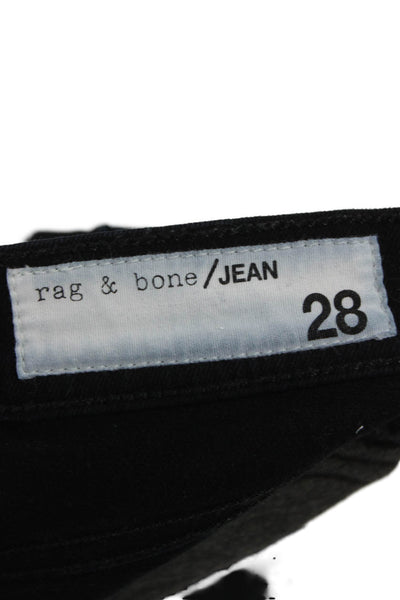 Rag & Bone Jean Womens Skinny Black Jeans Size 28