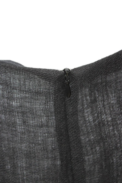 Lisa Marie Fernandez Women Maxi Skirt Black Linen Blend Zip Size 1