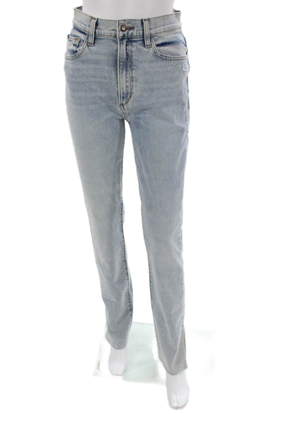 Favorite Daughter Womens Straight Jeans Blue High Rise Size 27