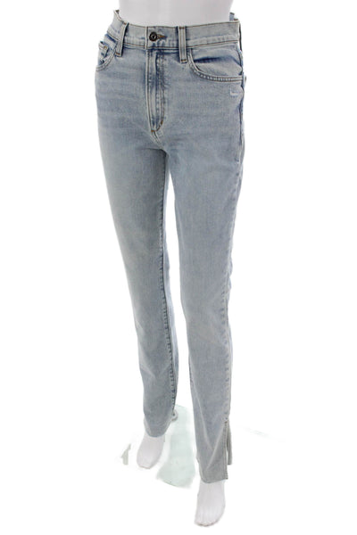 Favorite Daughter Womens Straight Jeans Blue High Rise Size 27