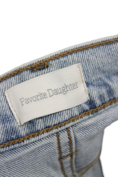 Favorite Daughter Womens Straight Jeans Blue High Rise Size 27