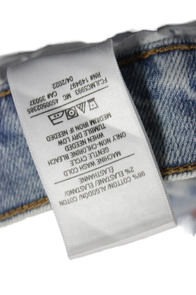 Favorite Daughter Womens Straight Jeans Blue High Rise Size 27