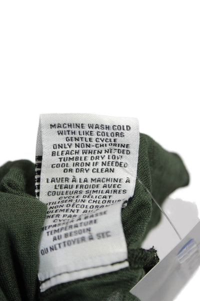 Jason Wu Womens Viscose Solid Crew Neck Long Sleeve Shirt Size XS