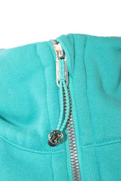 Lululemon Womens Blue Cotton Crew Neck Long Sleeve Sweater Size XS