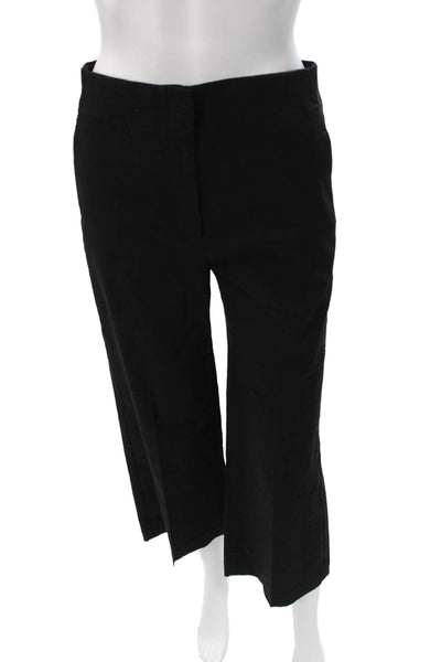 Theory Women Cropped Black Pants Size 2