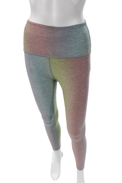Beyond Yoga Womens Multicolor Ombre Ankle Leggings Polyester Pull On Size M
