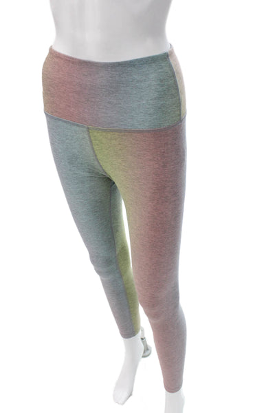Beyond Yoga Womens Multicolor Ombre Ankle Leggings Polyester Pull On Size M