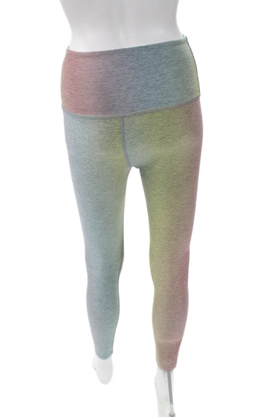 Beyond Yoga Womens Multicolor Ombre Ankle Leggings Polyester Pull On Size M