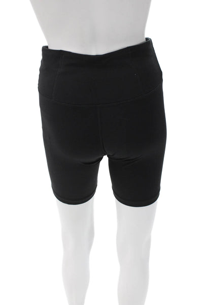 Tory Sport Womens Biker Shorts Black Polyester Size S