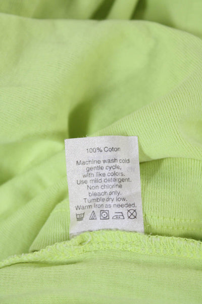 J Crew Womens Green Cotton Scoop Neck Camisole Solid Sleeveless Size S