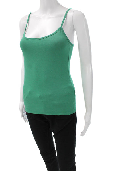 Boden Women Camisole Green Scoop Neck Sleeveless 50% Cotton Size S