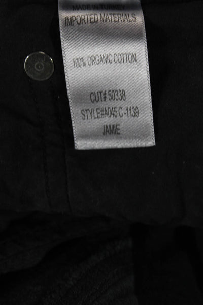 Agolde Womens Straight High Rise Black Jeans 28in Inseam 100% Cotton Size 27