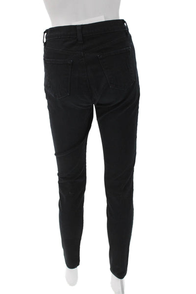 J Brand Women Skinny Jeans Black Mid Rise 28 Inseam Size 26