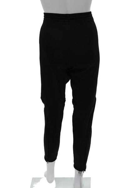 Adidas Mens Track Pants Black Polyester Pull On Size S