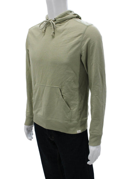 Free Planet Mens Pullover Hoodie Green 60% Cotton 40% Polyester Size XS