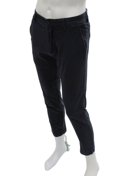 Banana Republic Mens Blue Chino Pants Stretch 97% Cotton Size 30