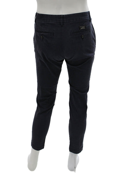 Banana Republic Mens Blue Chino Pants Stretch 97% Cotton Size 30