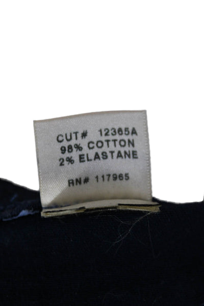 J Brand Womens Cropped Jeans Blue Cotton Mid Rise 24 Inseam Size 26