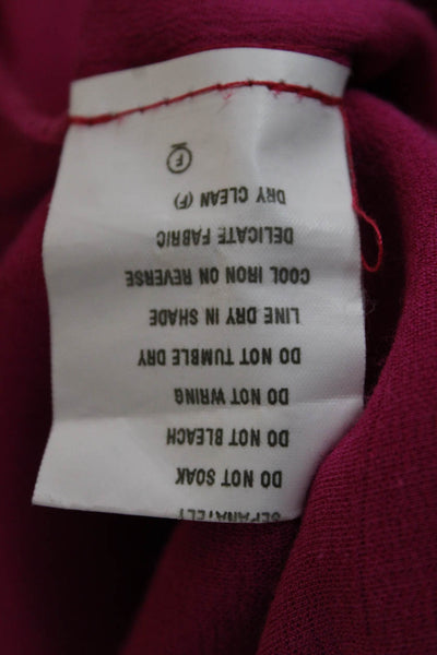 Manning Cartell Womens Maxi Dress Pink V-Neck Sleeveless Zip Size 10