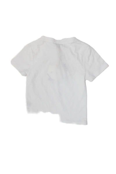 Kule Unisex Kids Cotton Rainbow Motif T-Shirt White Size S
