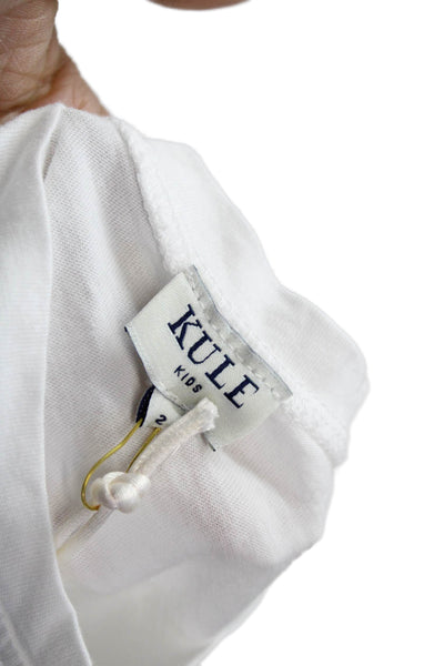 Kule Unisex Kids Cotton Rainbow Motif T-Shirt White Size S