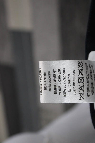 Sandro Women Dress Pants Black Cotton Zip Size 38