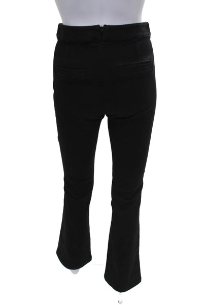 Veronica Beard Women Black Dress Pants Zip Front Sailor 31 Inseam Size 4