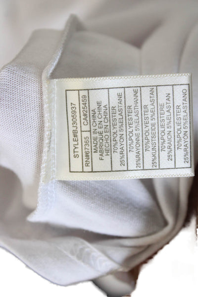 BB Dakota Women White Basic Long Sleeve T-Shirt Size XS