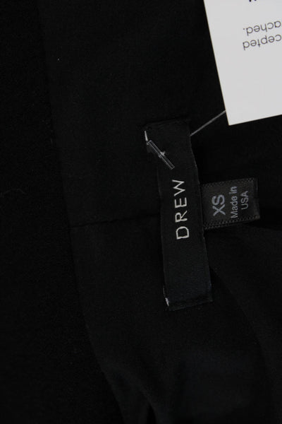Drew Women Jacket Black Button Long Sleeve Polyester Size XS