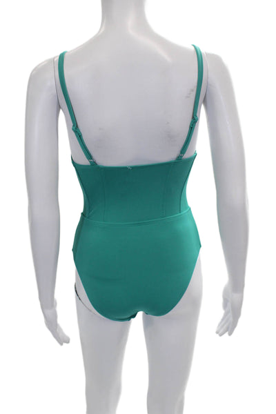 Kimberly Taylor Women Green One Piece Pants 65% Polyamide 35% Spandex Size XS