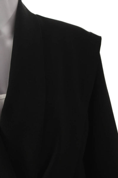 Oscar The Collection Womens Basic Jacket Black Long Sleeve Size 40