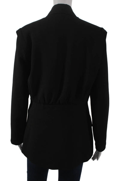 Oscar The Collection Womens Basic Jacket Black Long Sleeve Size 40