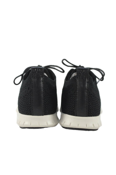 Zero Grand Cole Haan Womens Knit Lace Up Sneakers Black Size 6 B