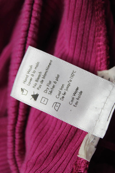 L Space Womens Pink Maxi Dress Sleeveless Round Neck Lyocell Size XL